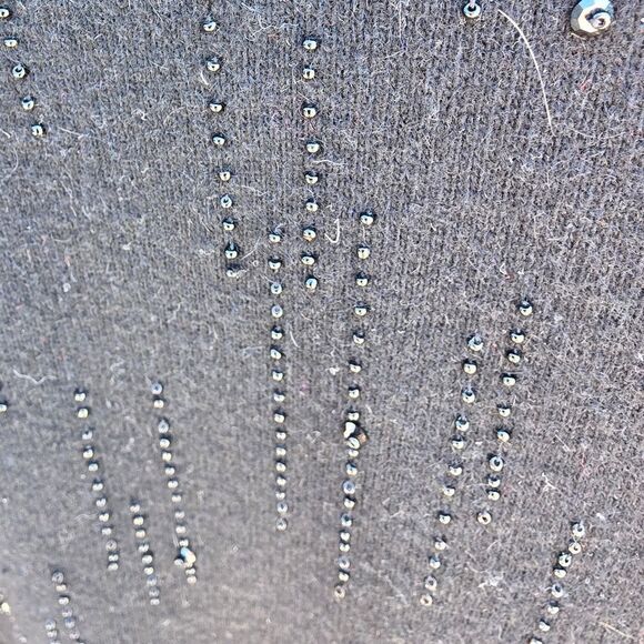 Luisa Spagnoli Beaded Cashmere Sweater - Picture 3 of 5